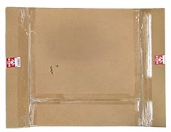 印刷物の両面を段ボールで挟んで梱包