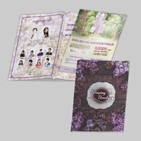 A4：6ページのスクラム冊子を2つ折りパンフレット＋チラシとして