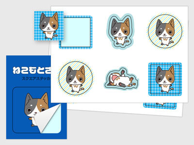 ウエーブのシール/ステッカーの特徴