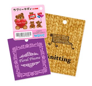 高品質なフルカラー印刷の商品タグ印刷