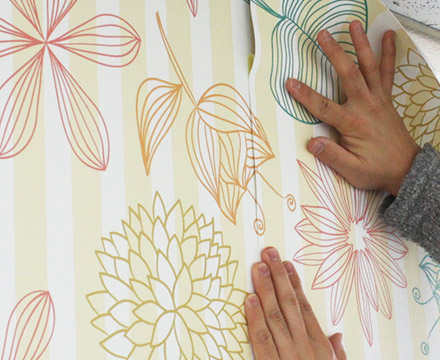 DIYでオリジナル壁紙