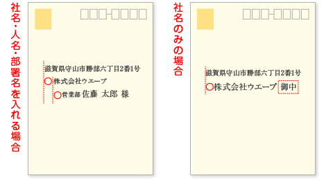 知って得するビジネスマナー 封筒の宛名の書き方 印刷の現場から 印刷 プリントのネット通販waveのブログ