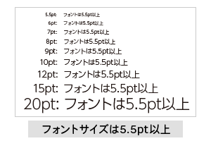 名刺入れに入るサイズで作成